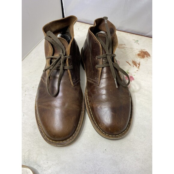 Clarks Mens Bushacre 2 Ankle Chukka Boots Brown Lace Up Round Toe 9M